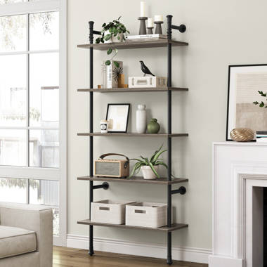 White deals industrial bookcase